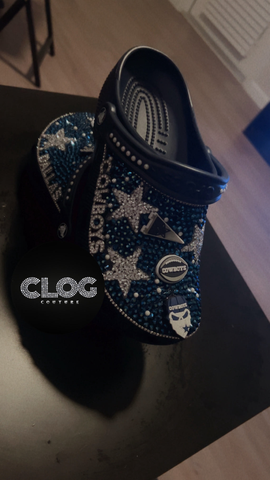 Dallas Cowboys Bling Clogs