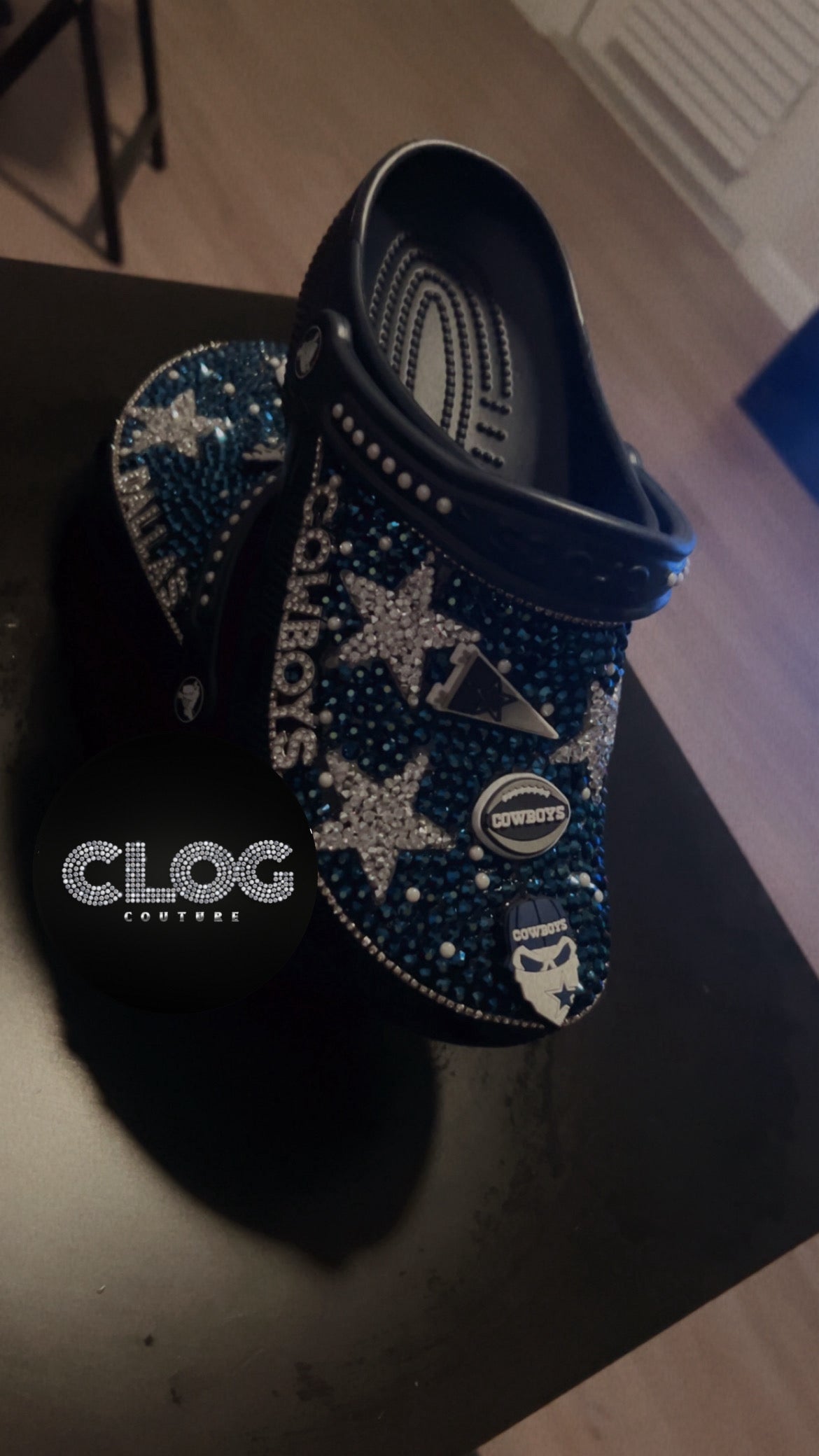 Dallas Cowboys Bling Clogs