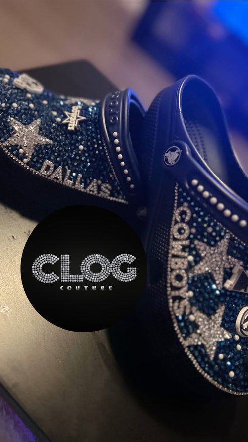 Dallas Cowboys Bling Clogs
