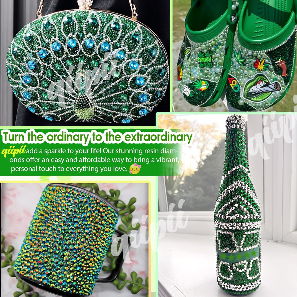 3mm-8mm Pink Flatback Pearls and Rhinestones m