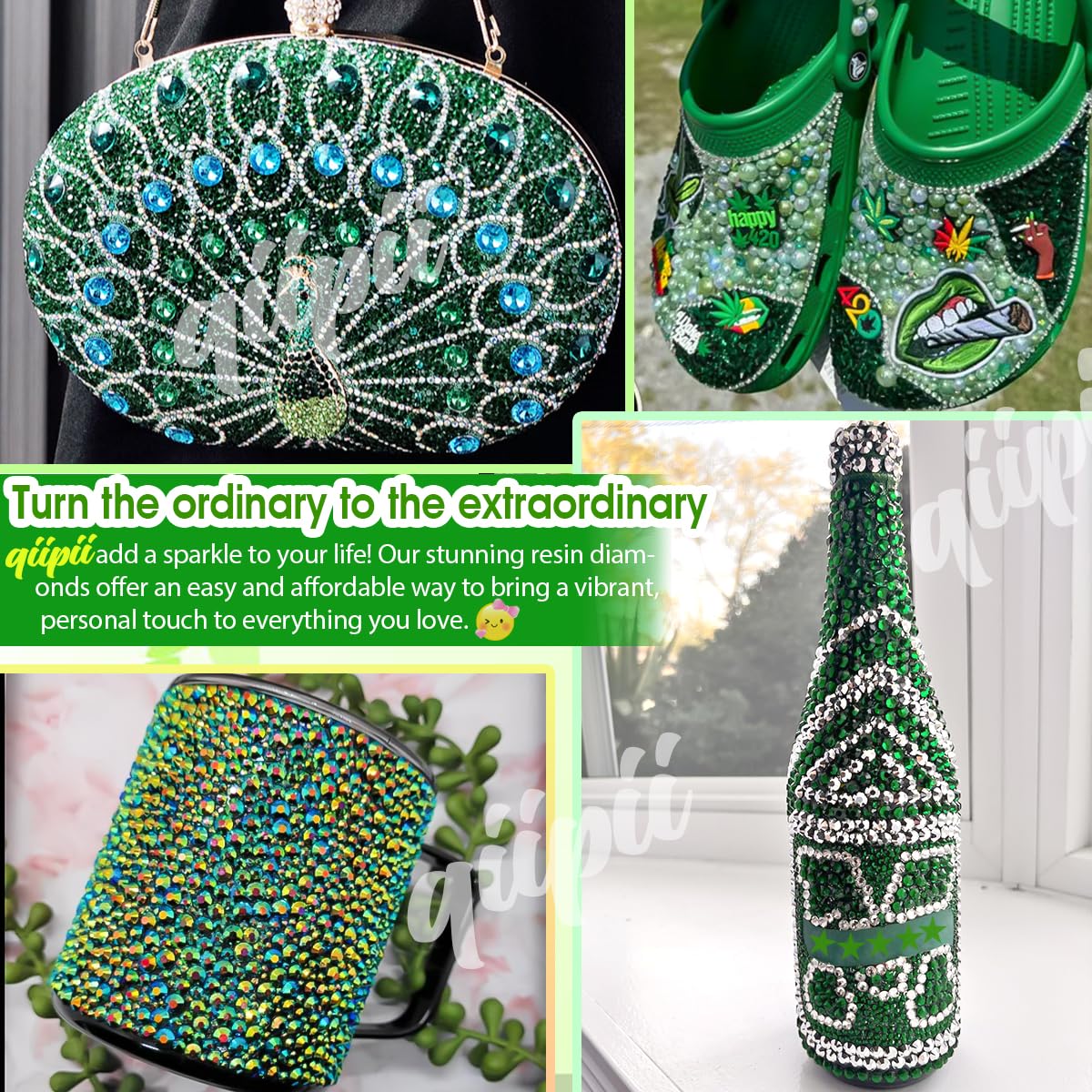 3mm-8mm Pink Flatback Pearls and Rhinestones m