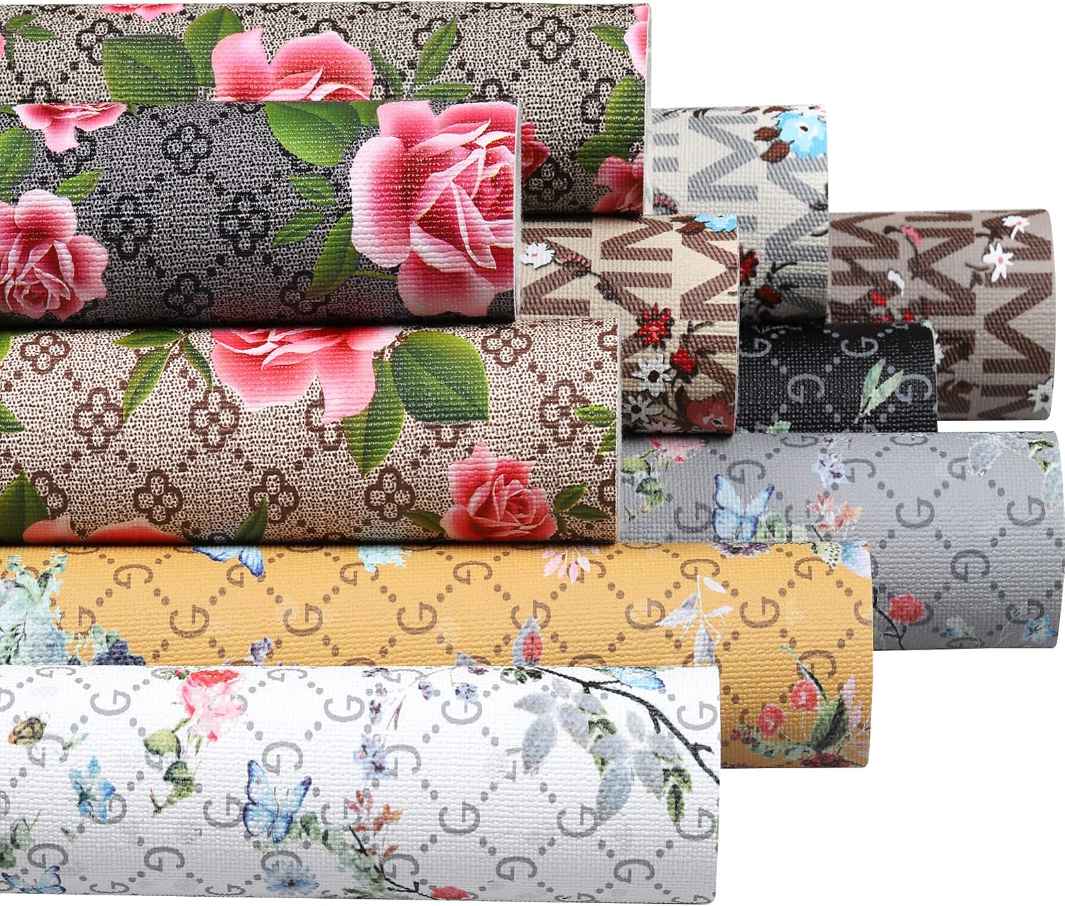 10pc 8x12 inch Faux Leather