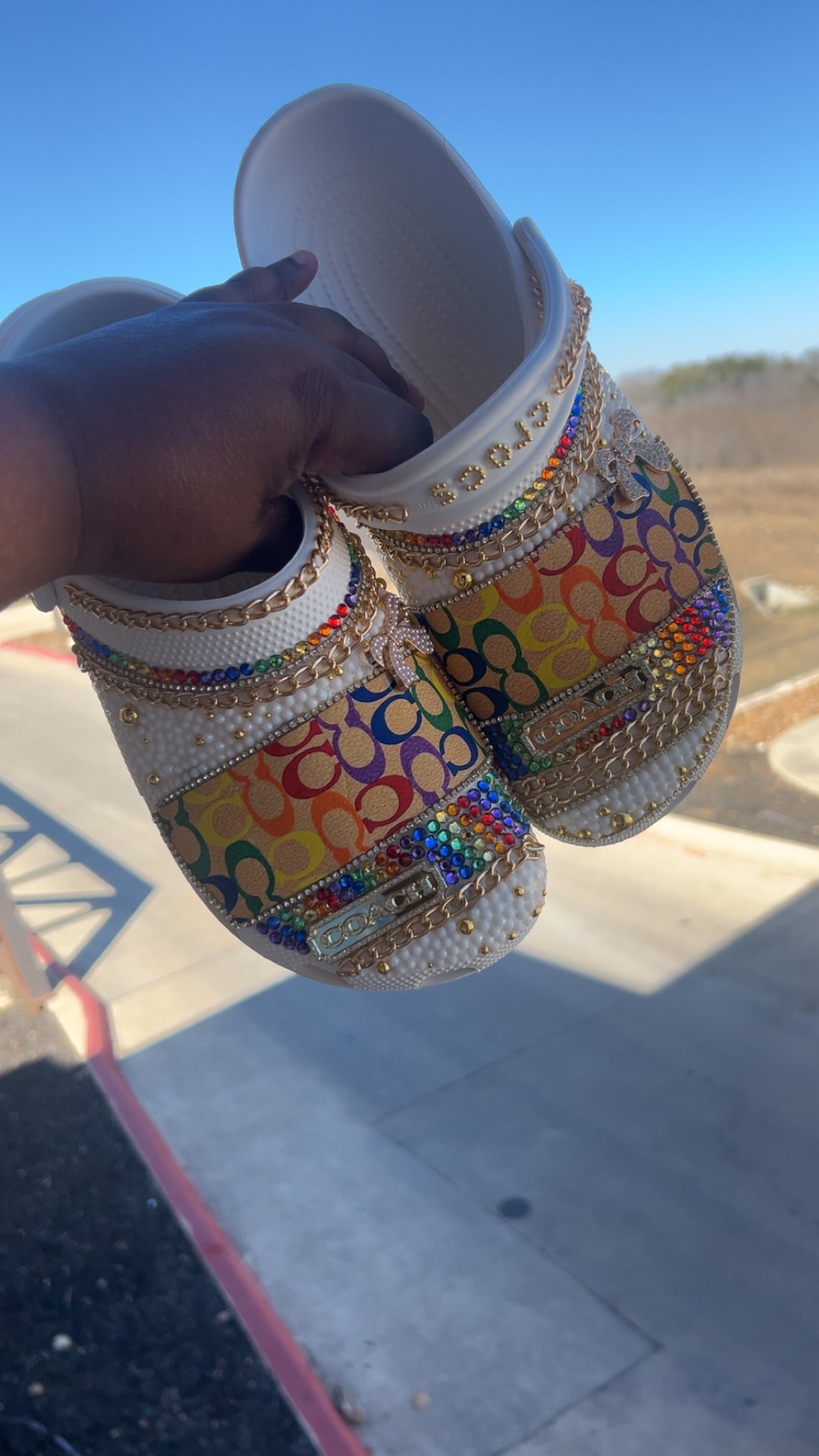 Coach Inspired Clogs